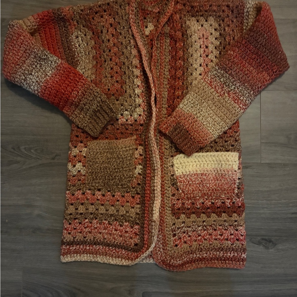 Handmade Crochet Cardigan Sweater
